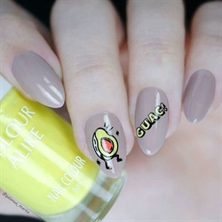 133 Summer lemon split, Stamping Neglelak, Colour Alike (u)